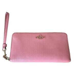 Coach Wristlet Wallet Bubblegum Pink
